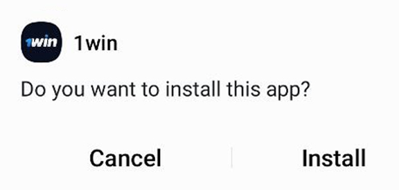 1win mobile app install