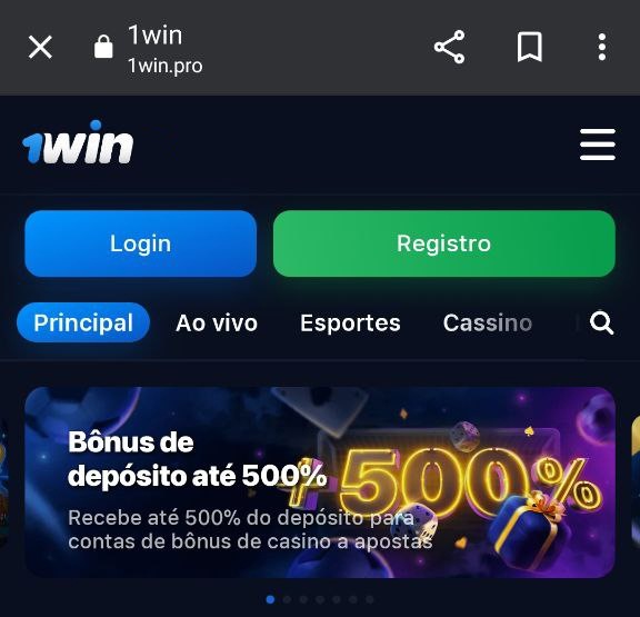 1win mobile main
