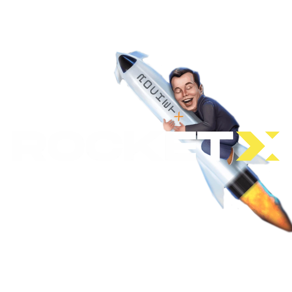 Logotipo do jogo de cassino RocketX