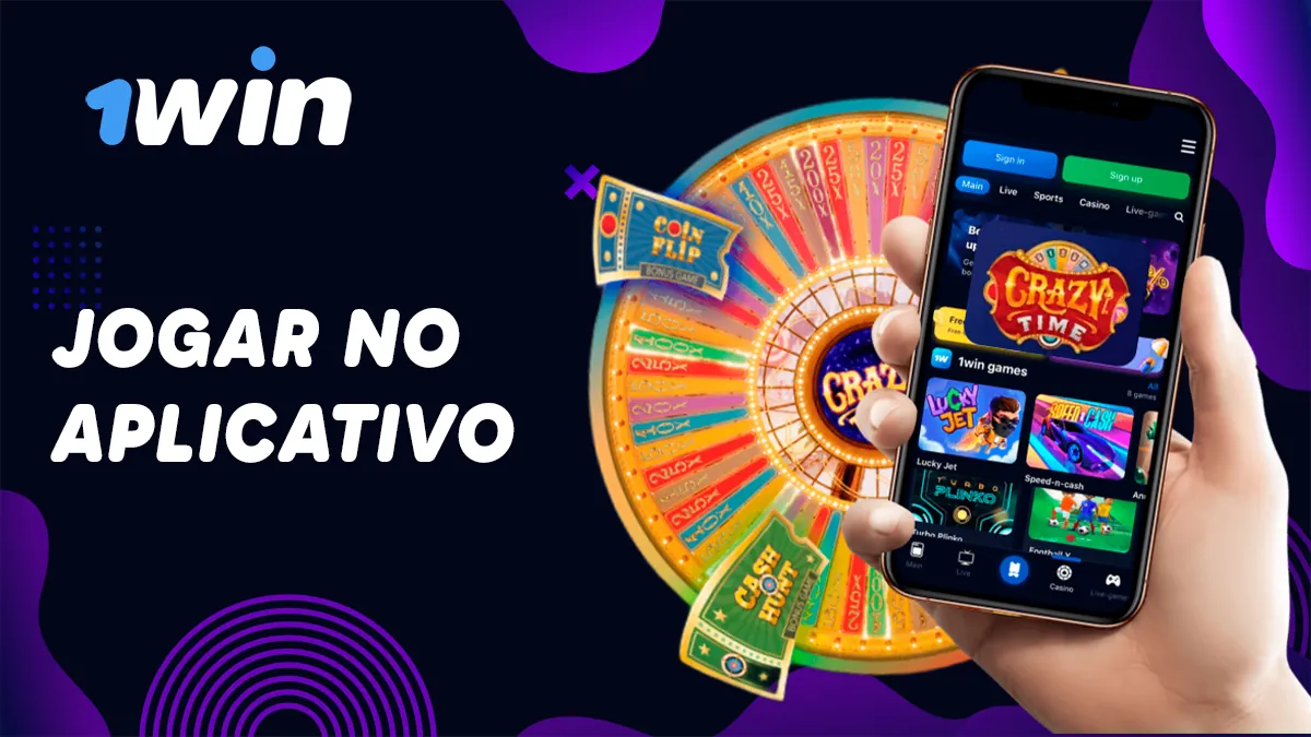 Gire a roda no aplicativo móvel