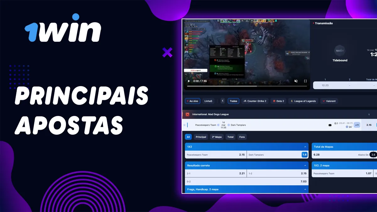 principais apostas ao vivo no dota 2