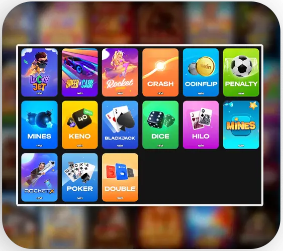 Seleção de jogos de cassino online 1win