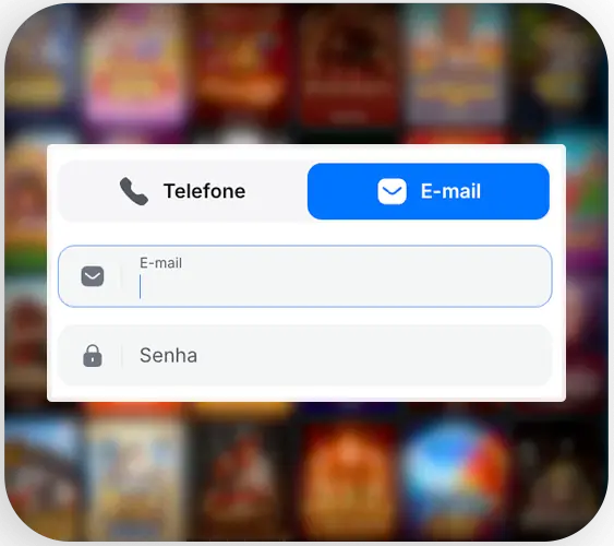 Inserir dados para login