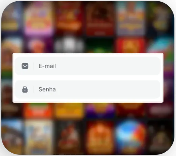 Insira seu e-mail e senha