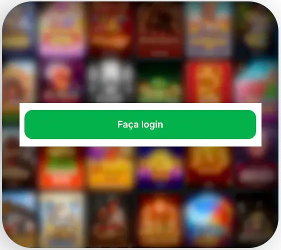 Botão para confirmar o login na conta pessoal