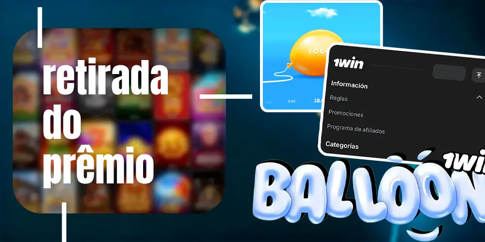 Informações sobre a retirada de dinheiro do jogo