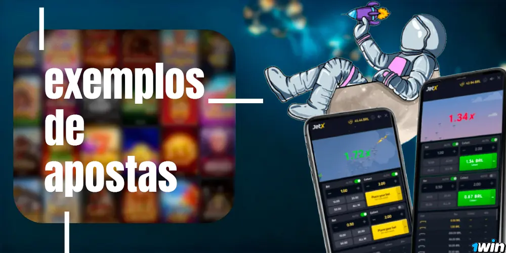 Exemplos de apostas no jogo
