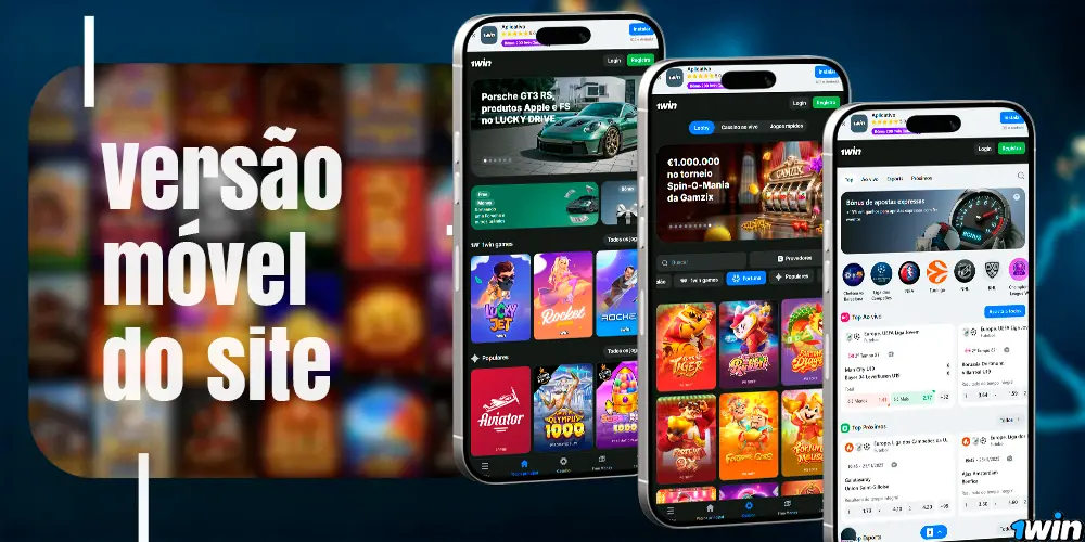 Versão de cassino para sites acessíveis pelo celular.