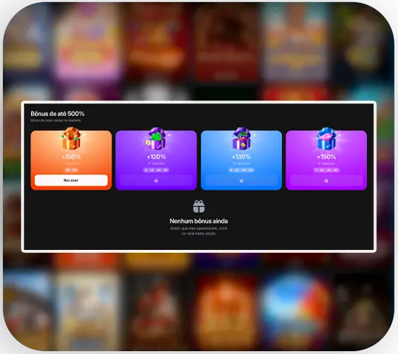 Lista de bônus no cassino