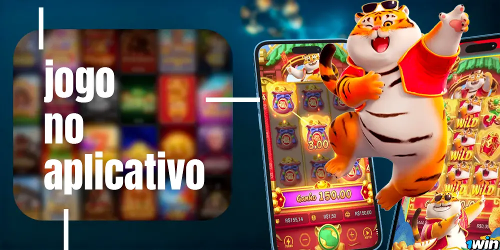 Aplicativo móvel com o jogo Fortune Tiger